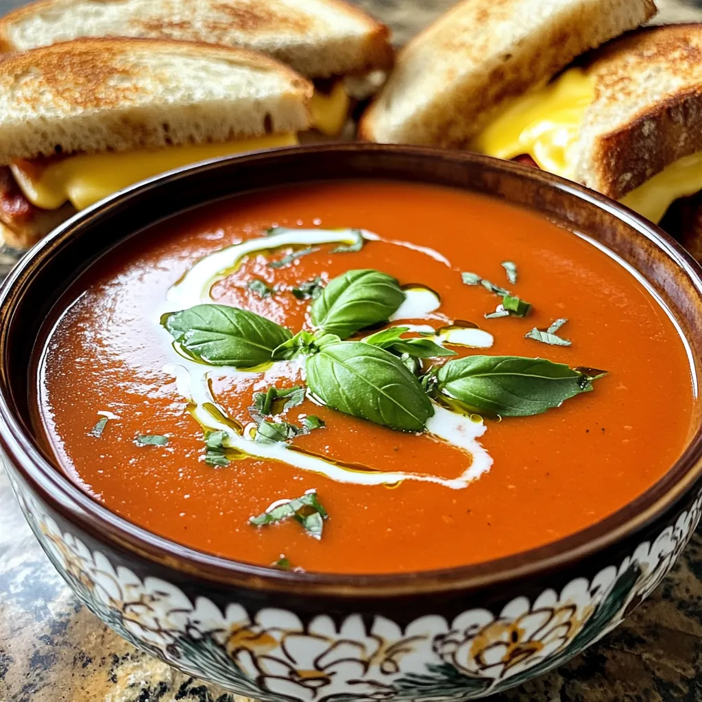 Slow Cooker Creamy Tomato Basil Soup Delight
