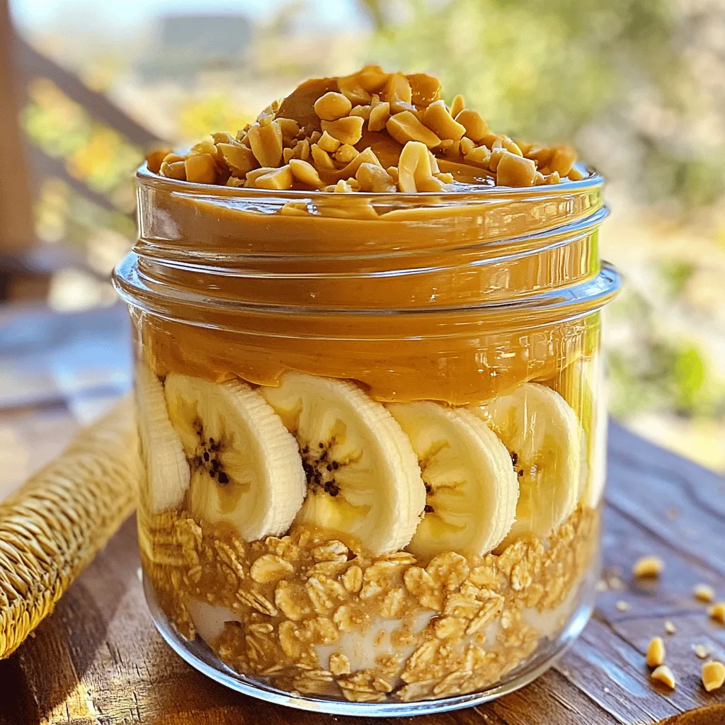 Peanut Butter Banana Overnight Oats Easy and Healthy