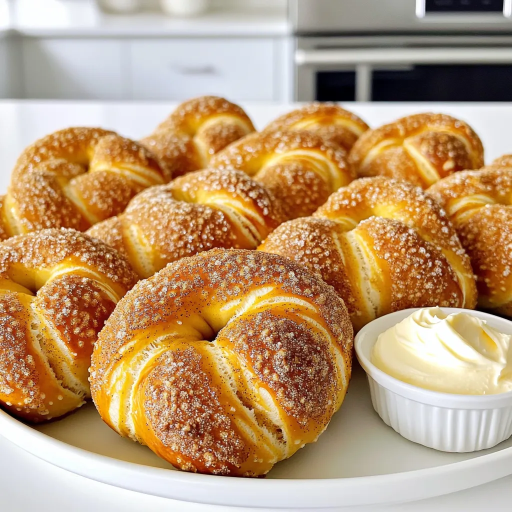 Bakery-Style Cinnamon Sugar Pretzel Knots Delight