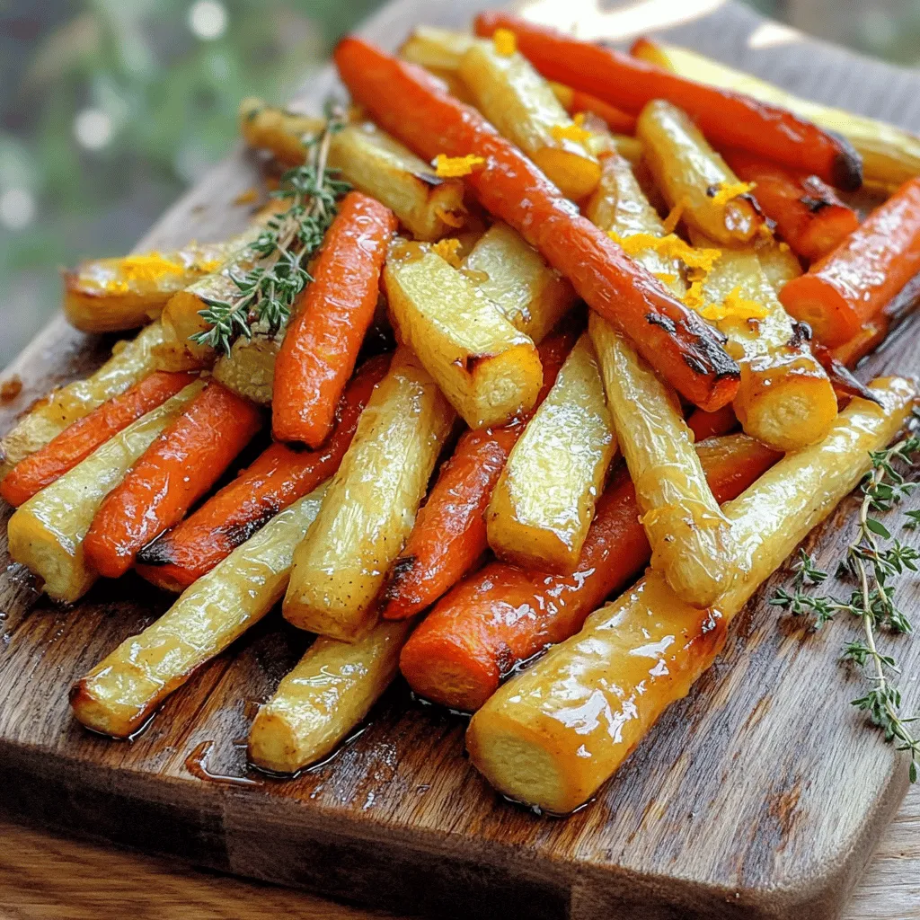 Honey Roasted Carrots and Parsnips Flavorful Delight