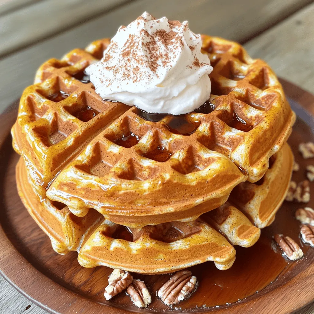 Pumpkin Spice Waffles Cozy Fall Breakfast Treat