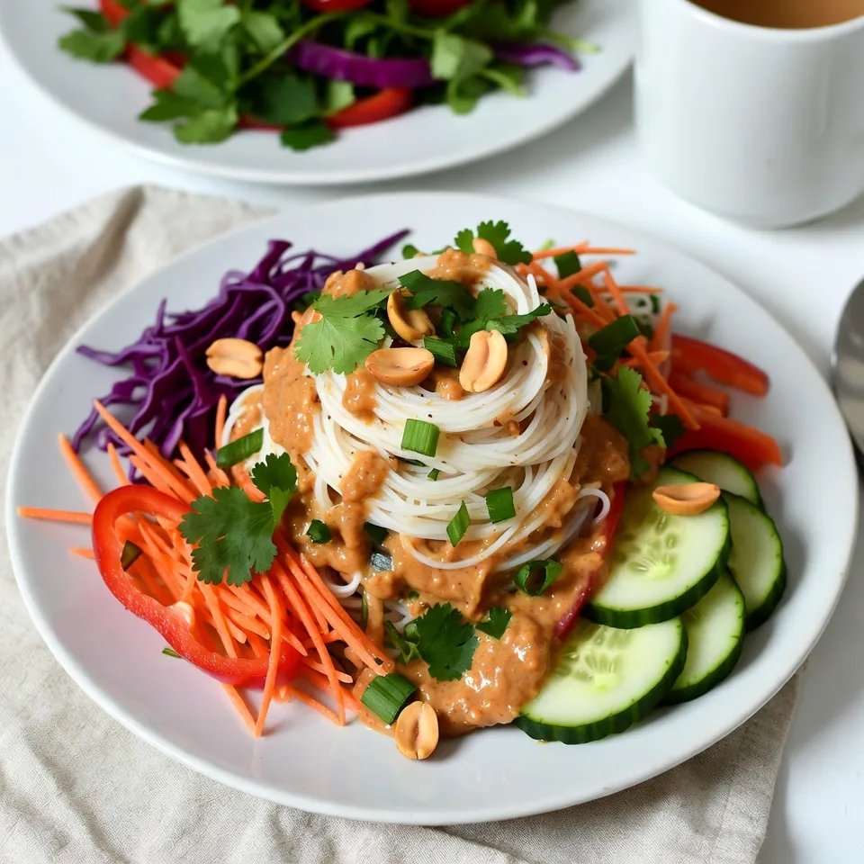Thai Peanut Noodle Salad Crisp and Flavorful Delight