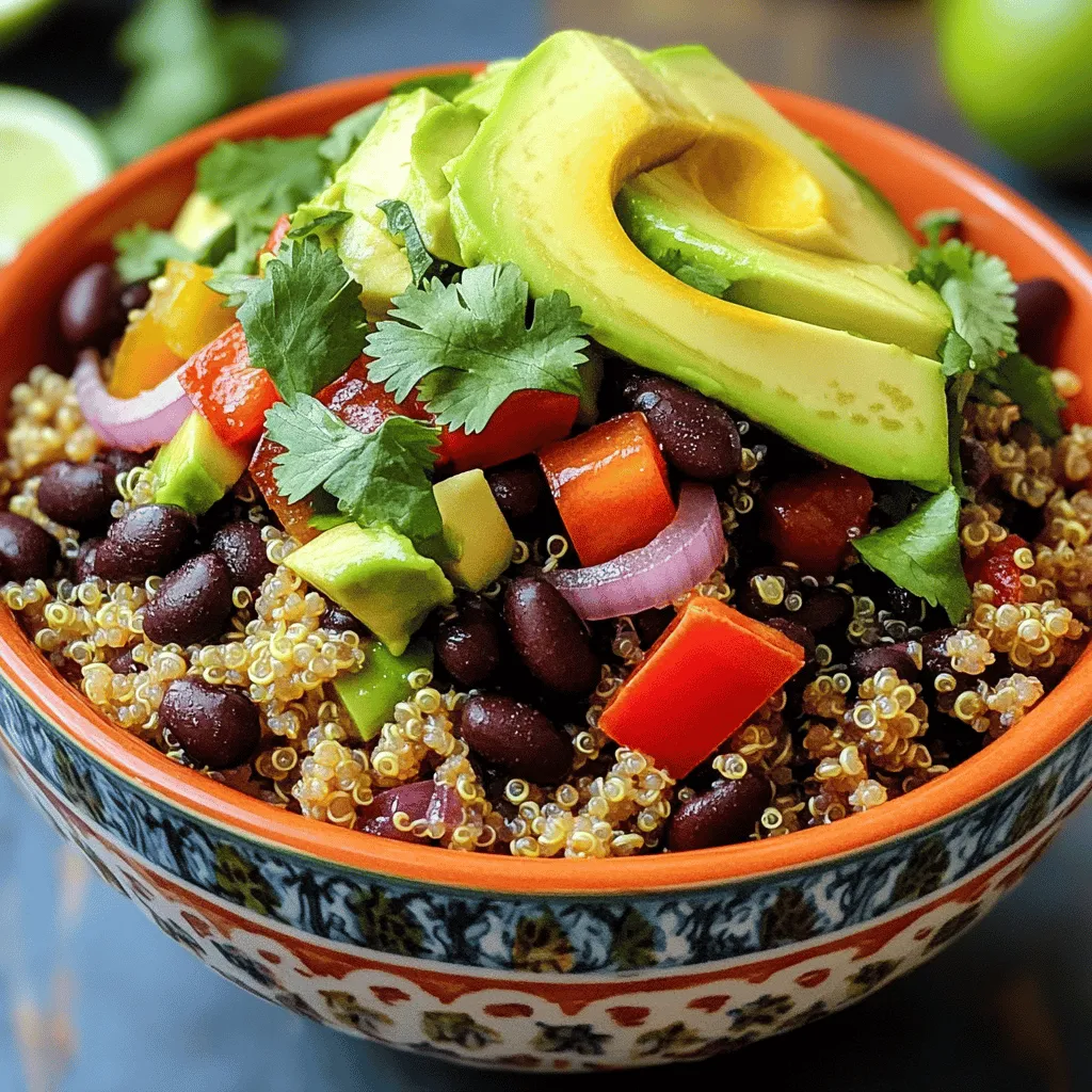 Savory Quinoa and Black Bean Bowl Nourishing Delight