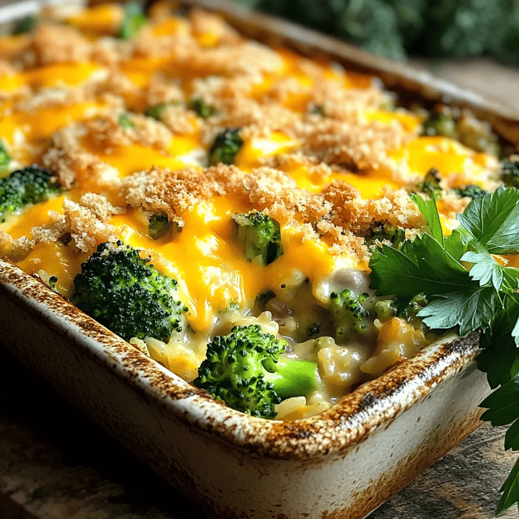 Cheesy Broccoli Rice Casserole Irresistible Comfort Dish