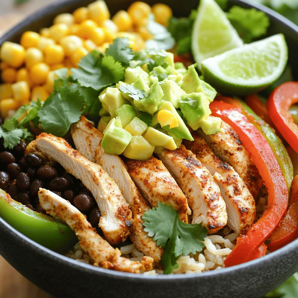 Easy Chicken Fajita Bowls Perfect for Busy Nights