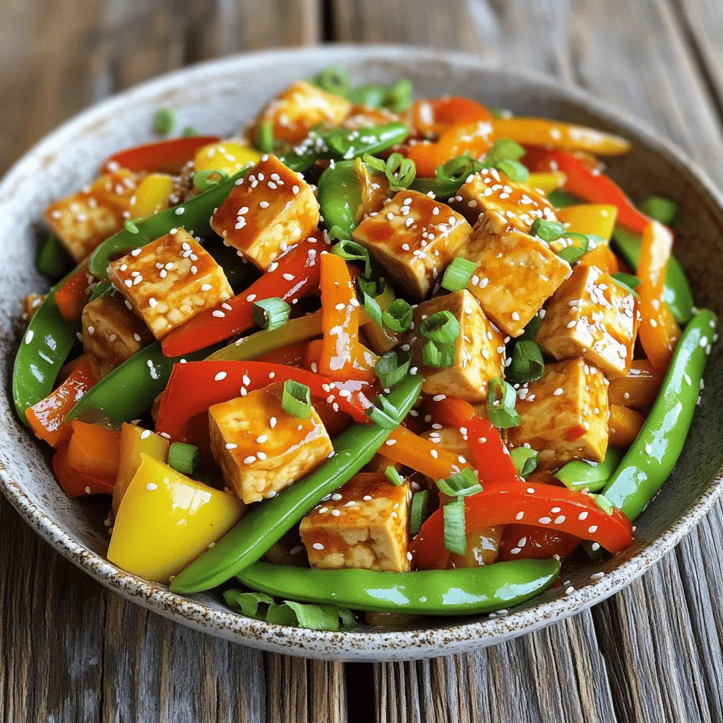 Sweet Chili Tofu Stir Fry Delicious and Easy Recipe
