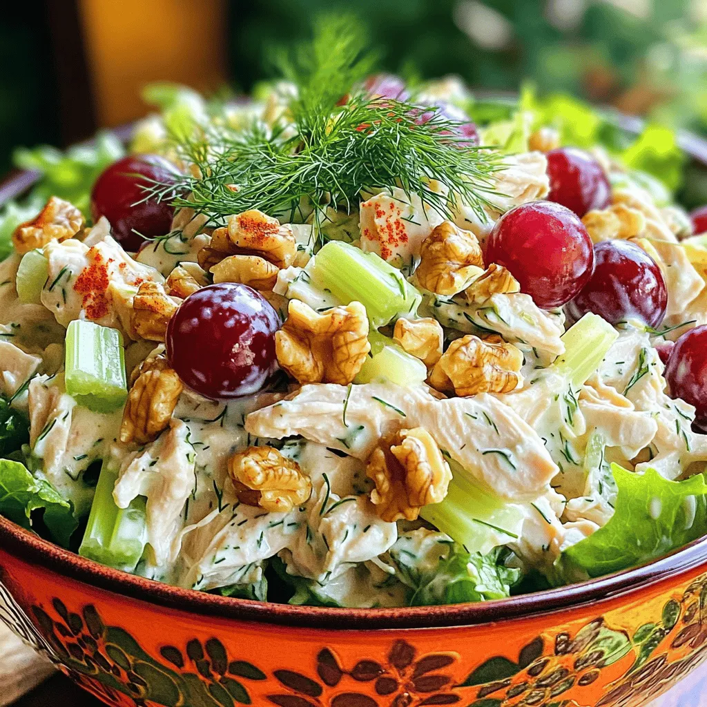 Greek Yogurt Chicken Salad Tasty and Healthy Dish