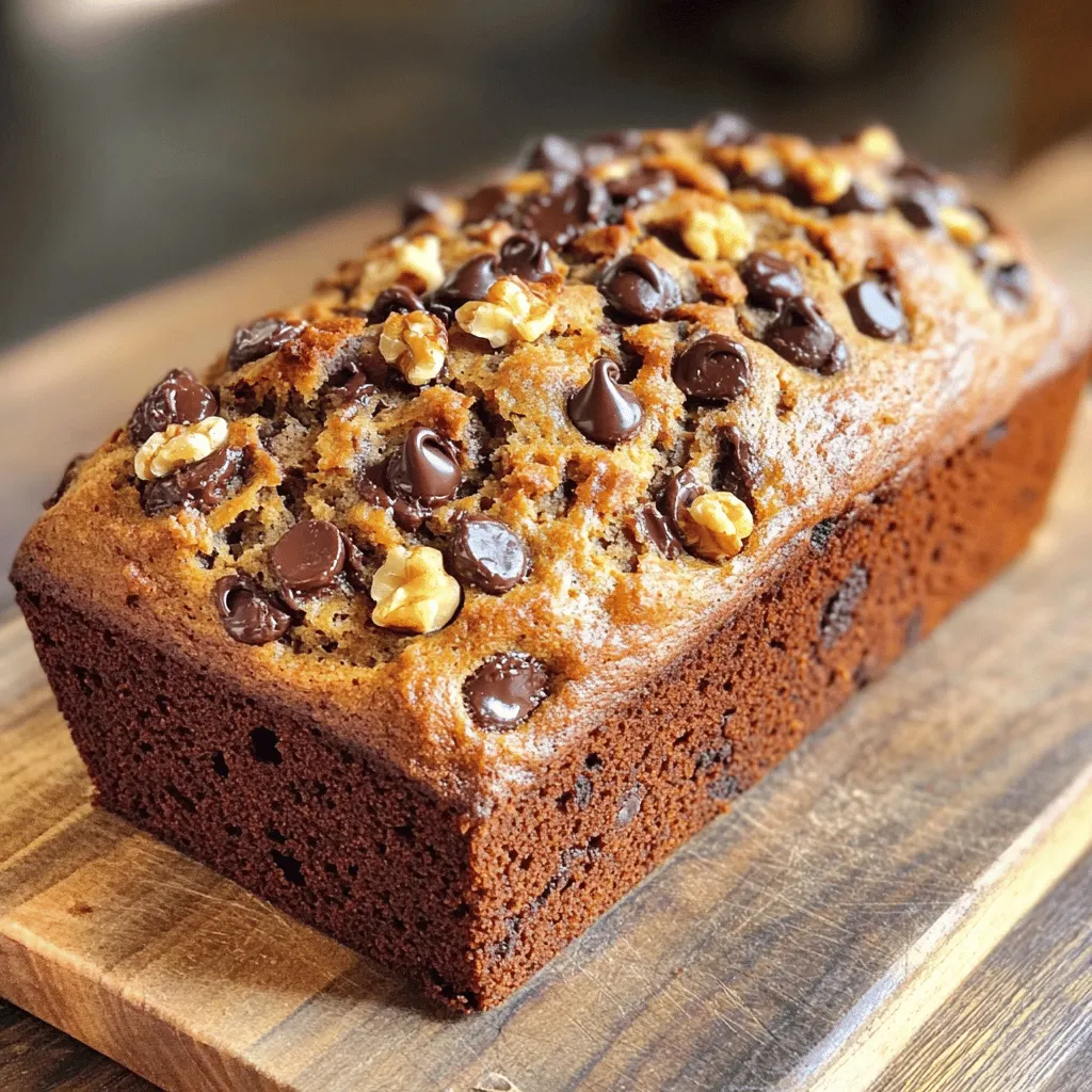 Chocolate Chip Banana Bread Rich and Flavorful Delight