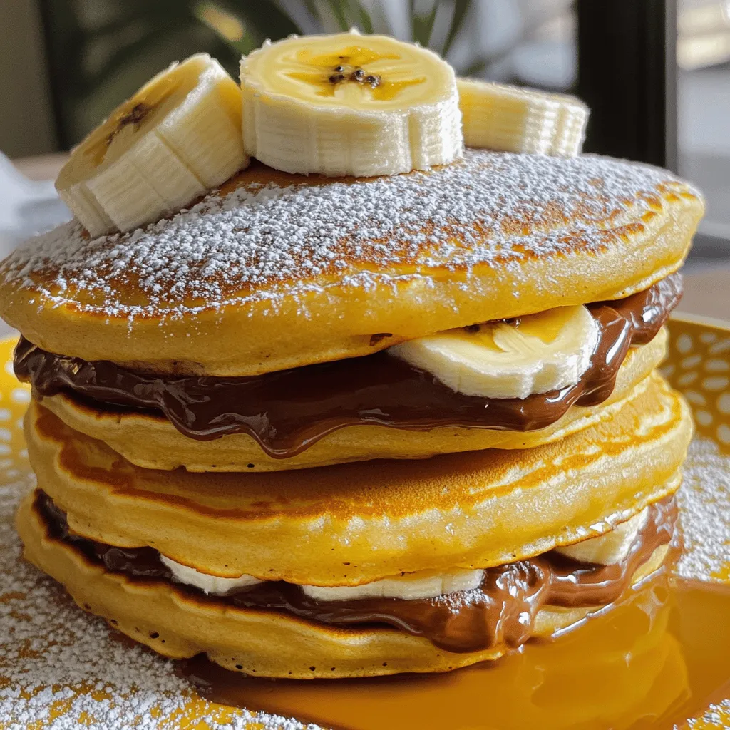 Nutella Stuffed Pancakes Irresistible Breakfast Joy