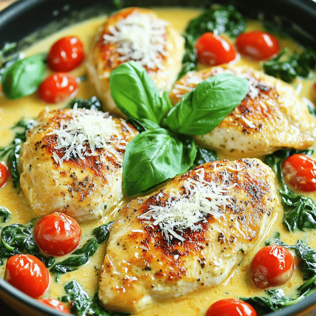 One Pot Creamy Tuscan Chicken Quick and Simple Meal