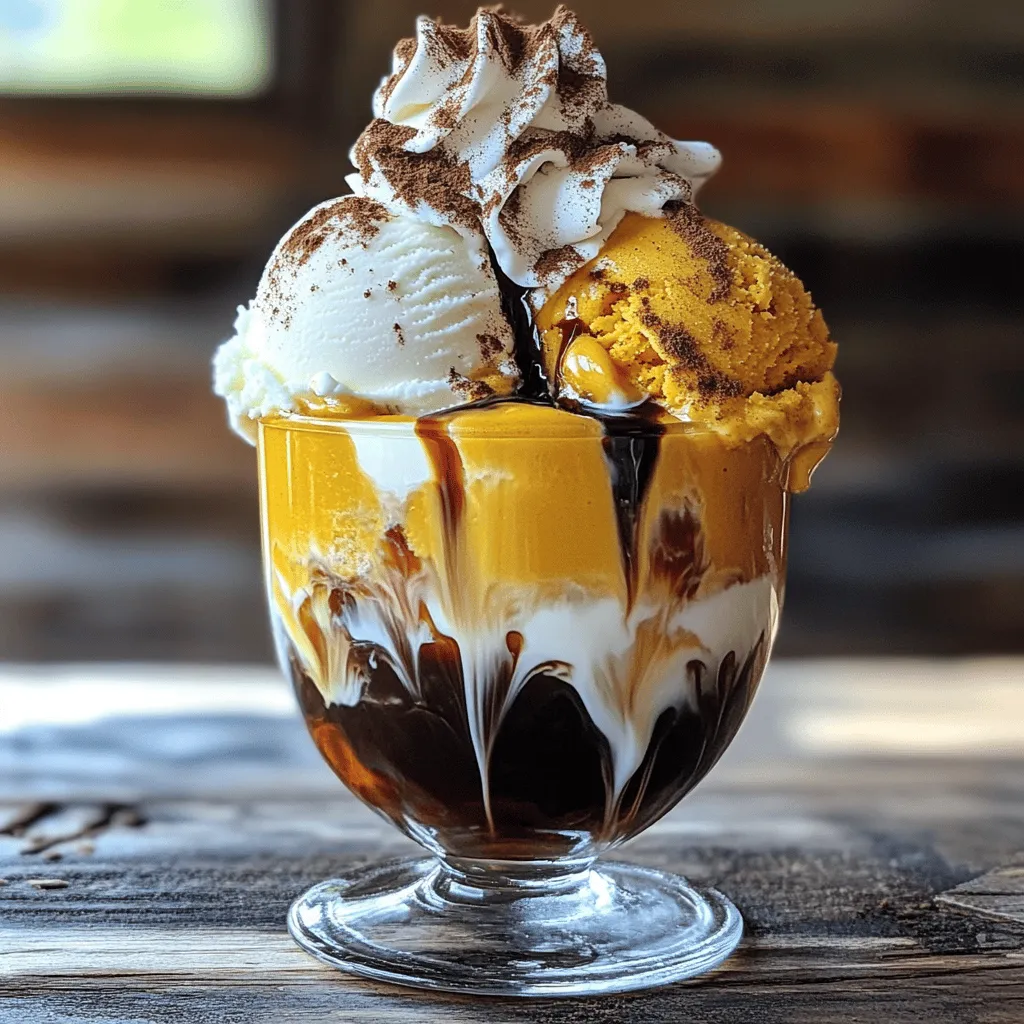 Pumpkin Spice Affogato Rich and Flavorful Dessert
