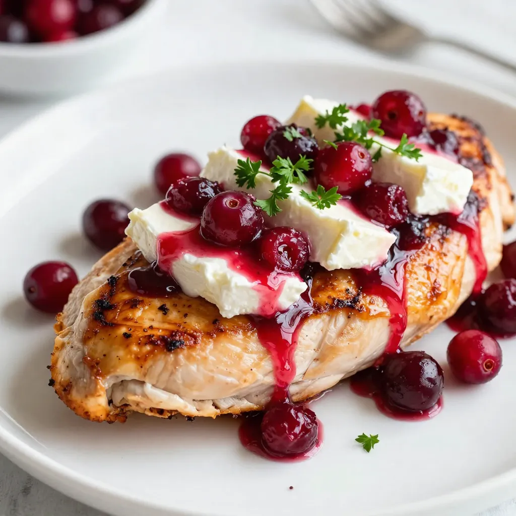 Cranberry Brie Chicken Flavorful and Easy Dinner Recipe