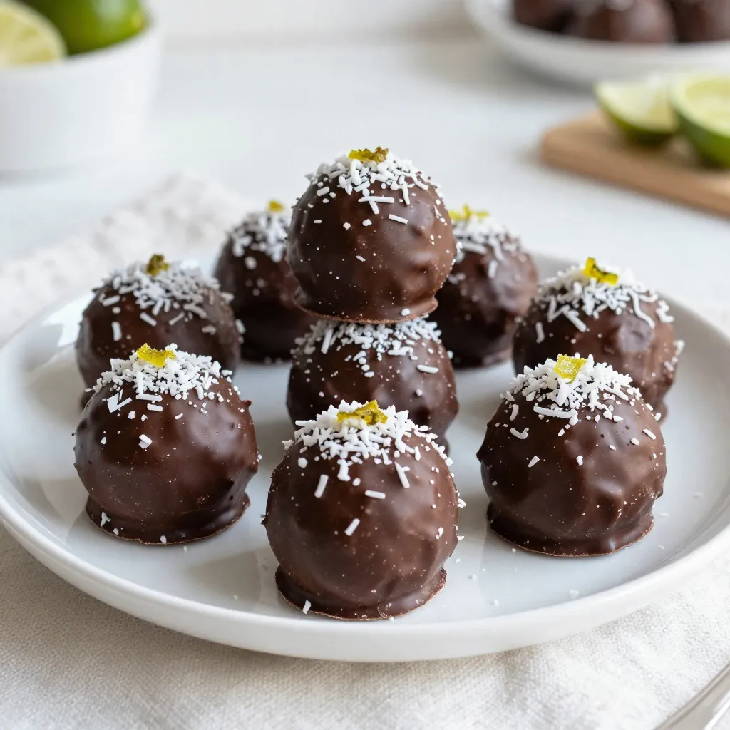 Coconut Lime Truffles Delightful Treat to Indulge In