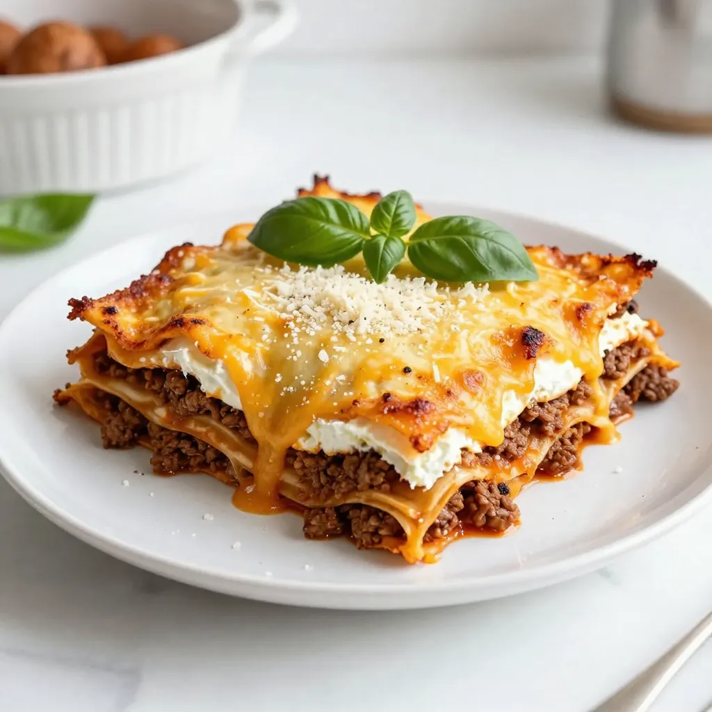 Cheesy Sicilian Lasagna Deliciously Layered Delight