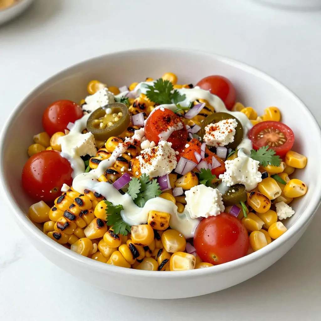 Mexican Street Corn Salad Fresh and Flavorful Delight