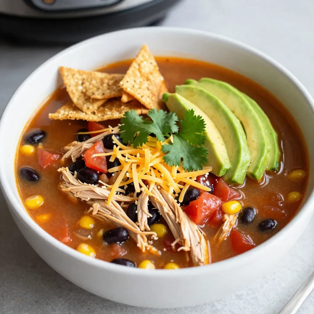 Instant Pot Chicken Tortilla Soup Flavorful and Easy