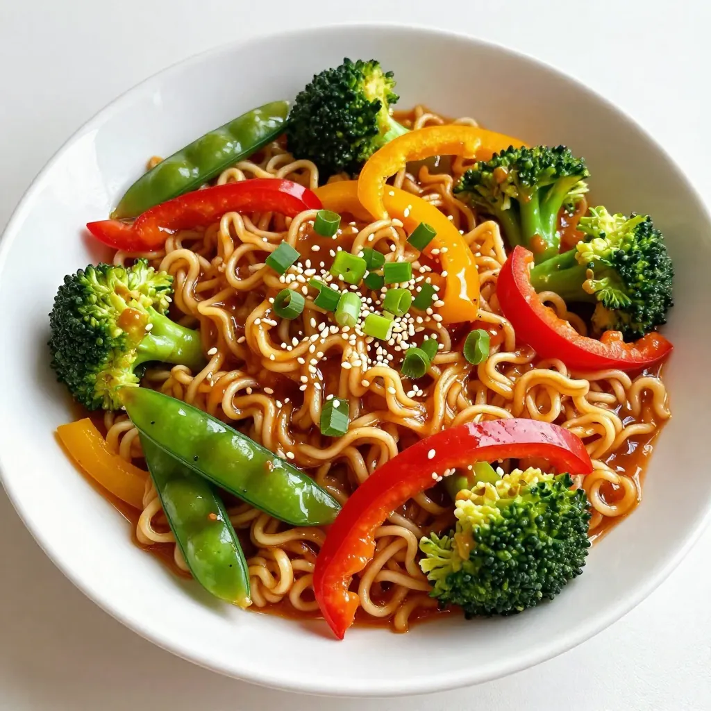 Spicy Ramen Noodle Stir-Fry Flavorful and Simple Meal