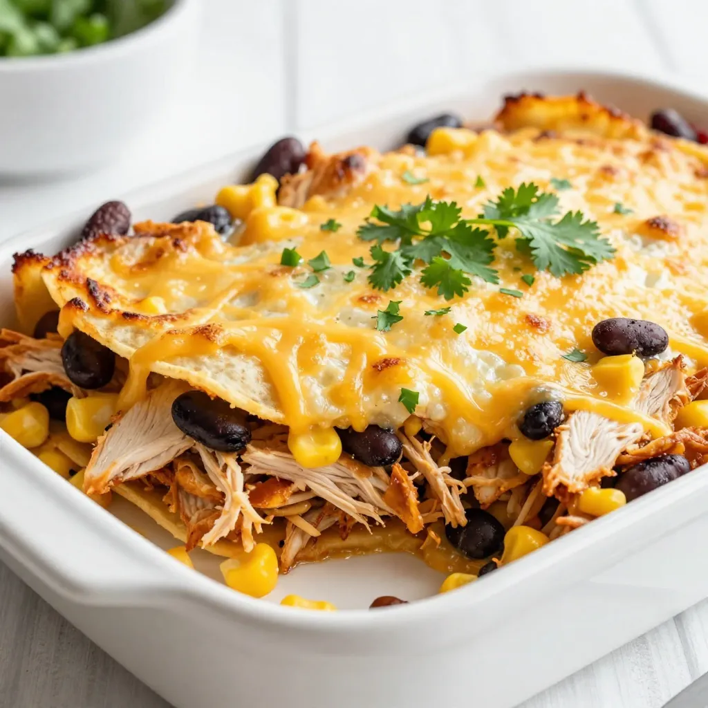 Easy Chicken Quesadilla Casserole Tasty Family Dish