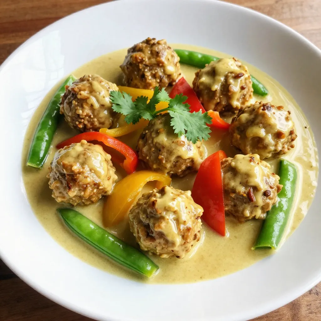 Thai Coconut Curry Meatballs Flavorful and Easy Recipe