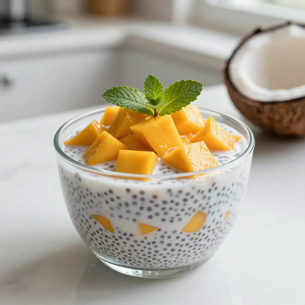 Mango Coconut Chia Pudding Delightful and Easy Recipe