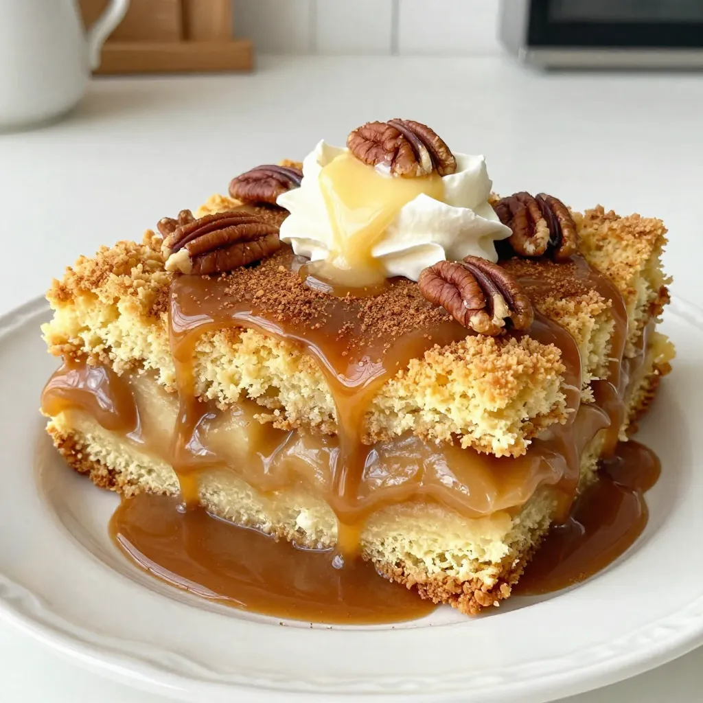 Caramel Apple Dump Cake Delightfully Easy Recipe
