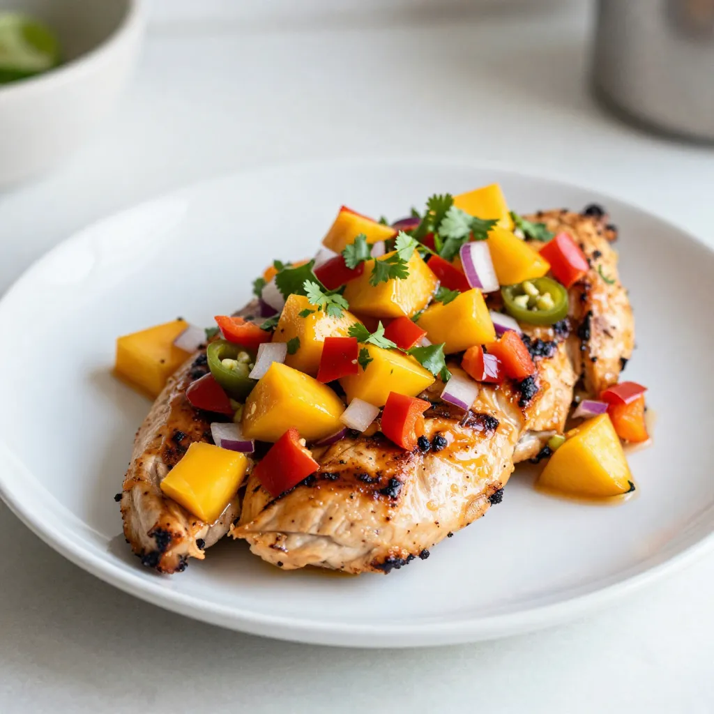 Mango Salsa Chicken Flavorful and Easy Grilling Recipe