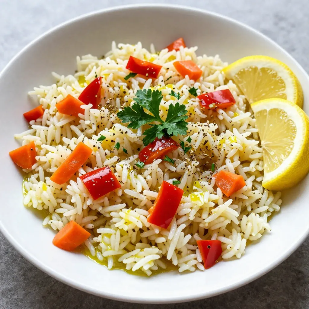 One-Pot Greek Lemon Rice Flavorful and Easy Recipe