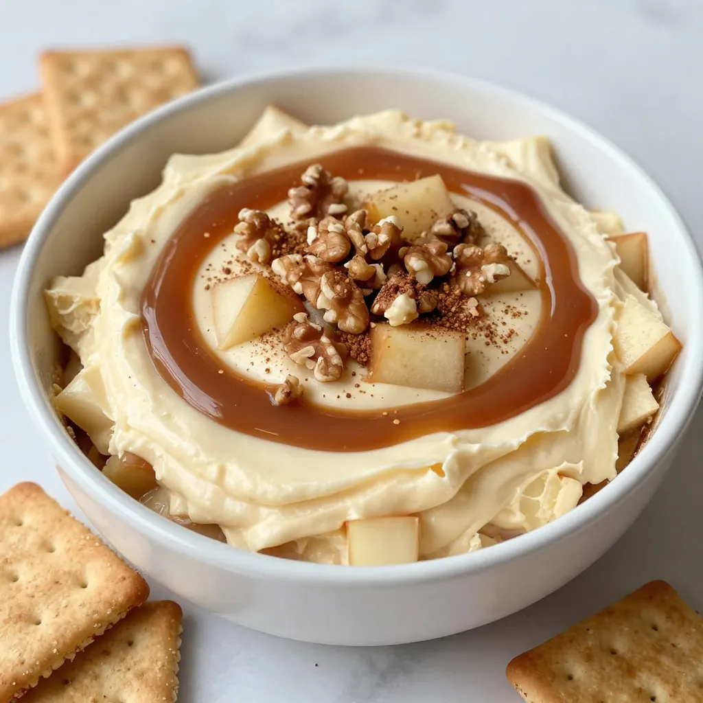 Caramel Apple Cheesecake Dip Tasty and Simple Delight