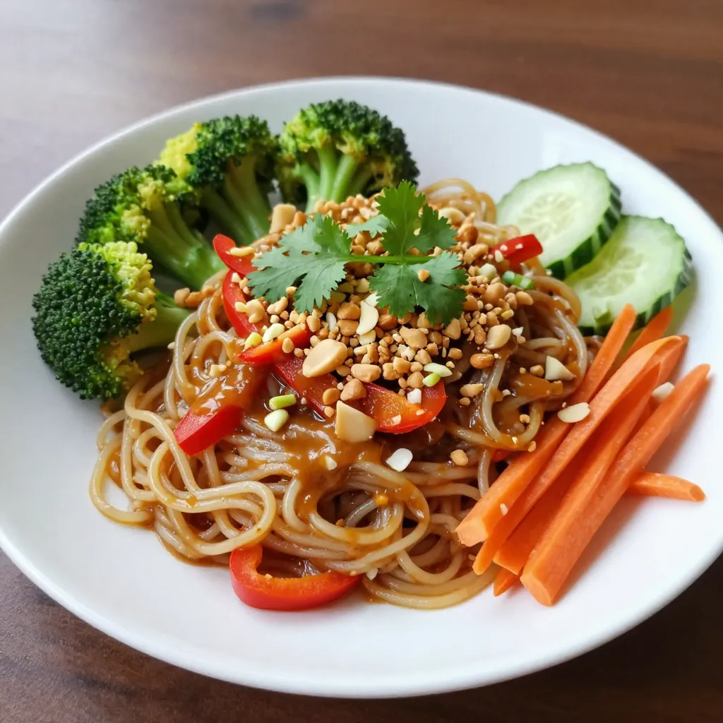 Spicy Thai Peanut Noodles Flavorful and Easy Recipe
