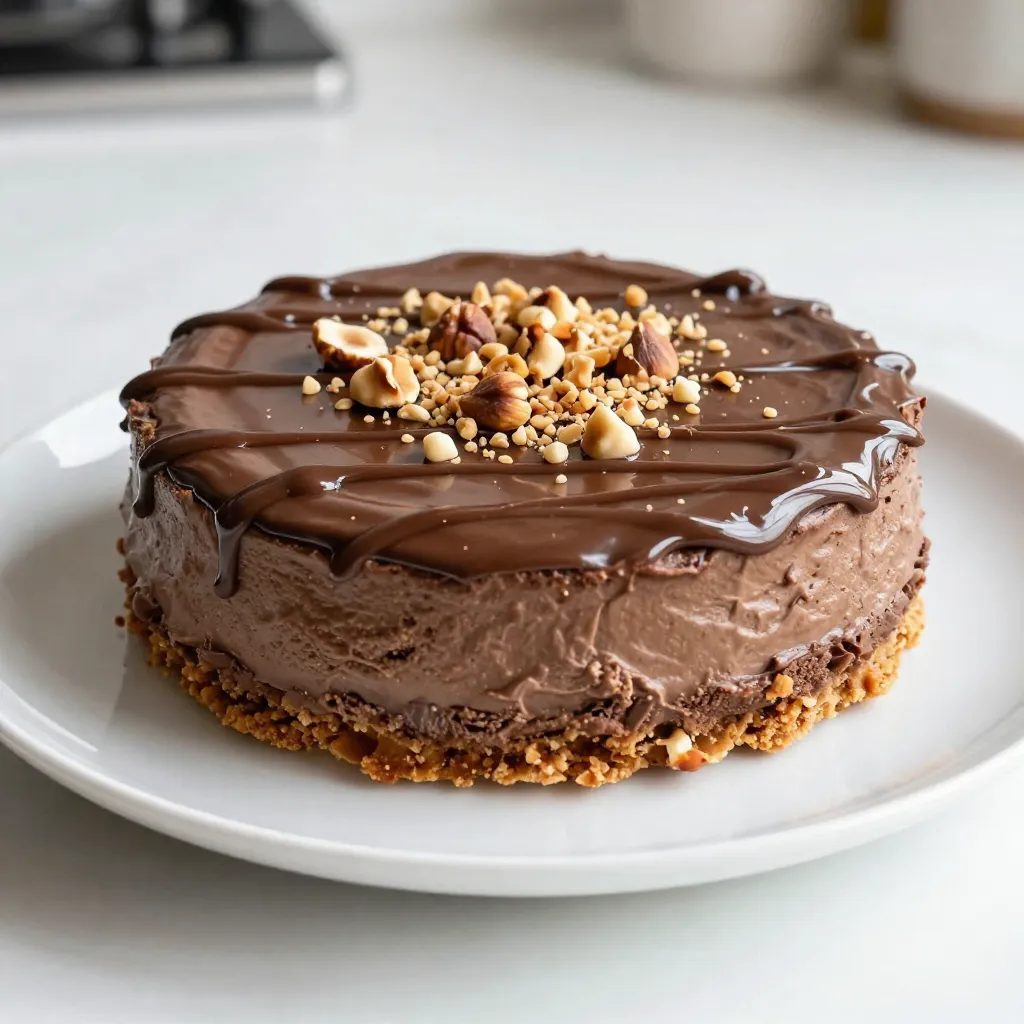 No-Bake Nutella Cheesecake Easy and Delicious Dessert