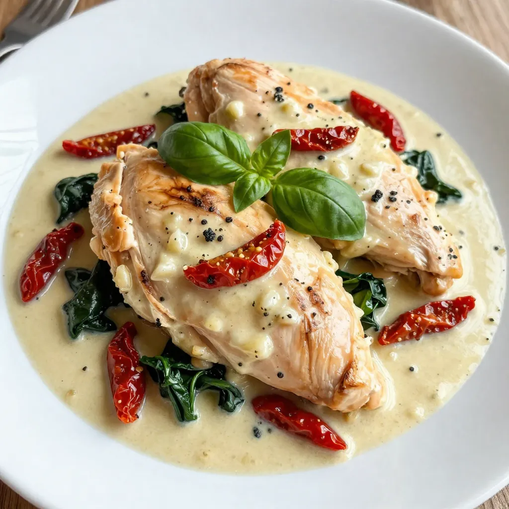 Creamy Garlic Tuscan Chicken Flavorful Family Meal
