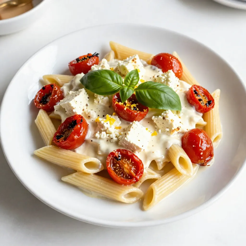 Savory TikTok Feta Tomato Pasta Easy and Delicious Meal