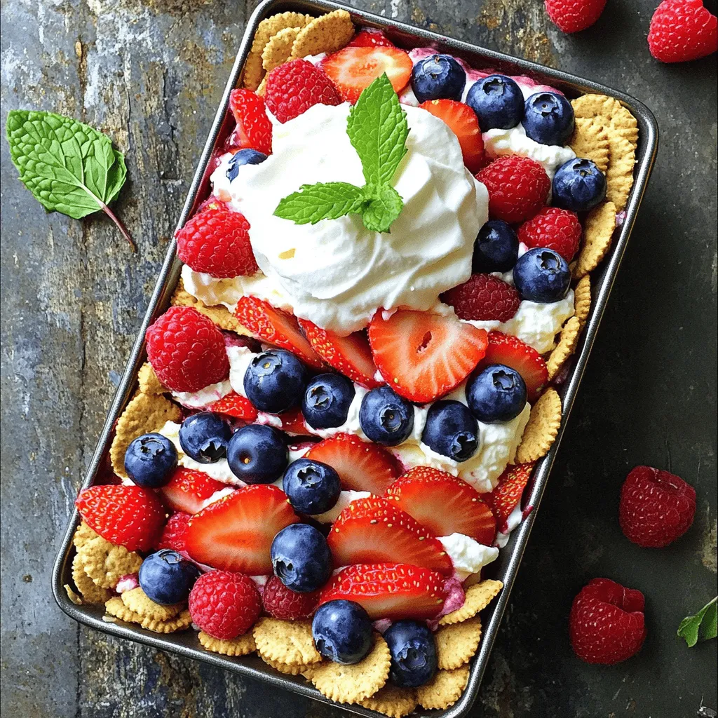 No-Bake Summer Berry Lasagna Delightful and Easy Recipe
