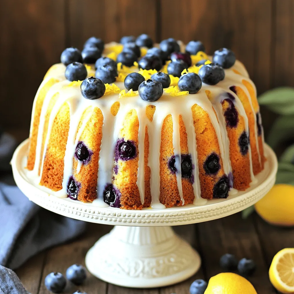 Lemon Blueberry Pound Cake Simple and Delicious Recipe