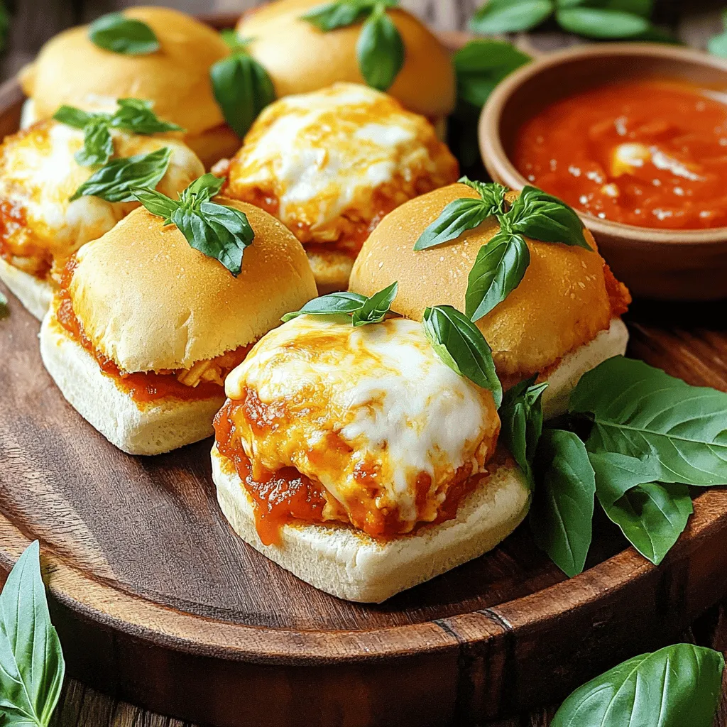 Chicken Parmesan Sliders Tasty and Easy Recipe