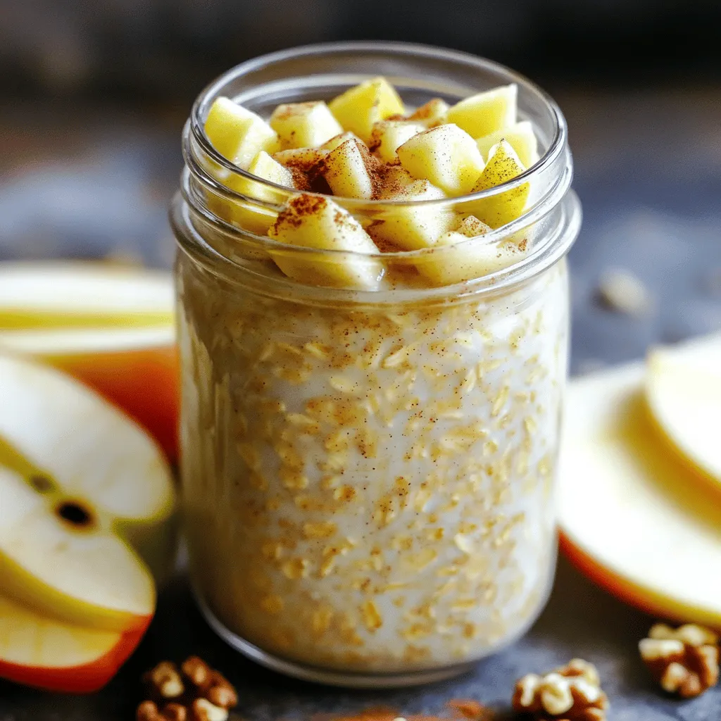 Apple Cinnamon Overnight Oats Simple and Healthy Meal