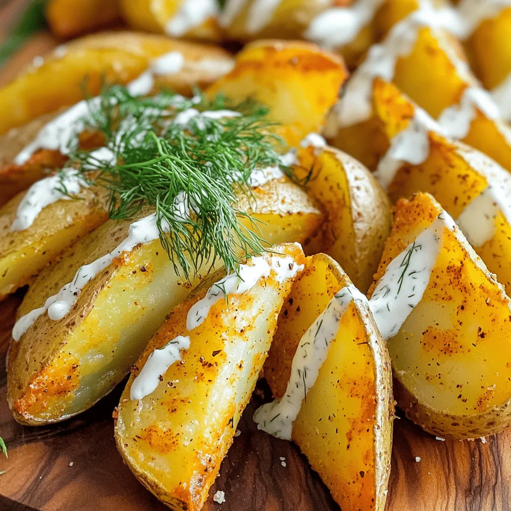 Pickle Ranch Potato Wedges Crispy and Flavorful Snack