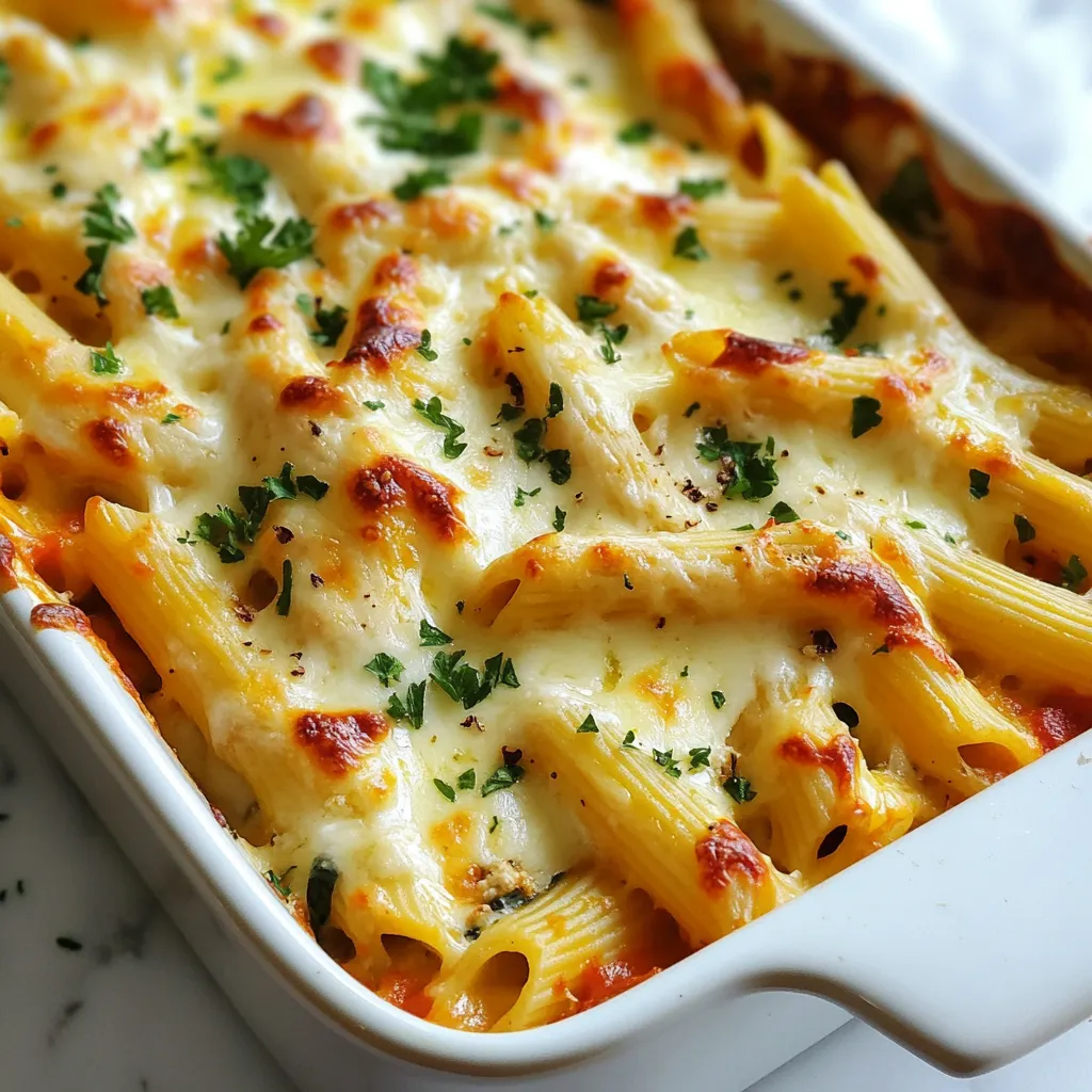Garlic Parmesan Pasta Bake Simple and Tasty Recipe