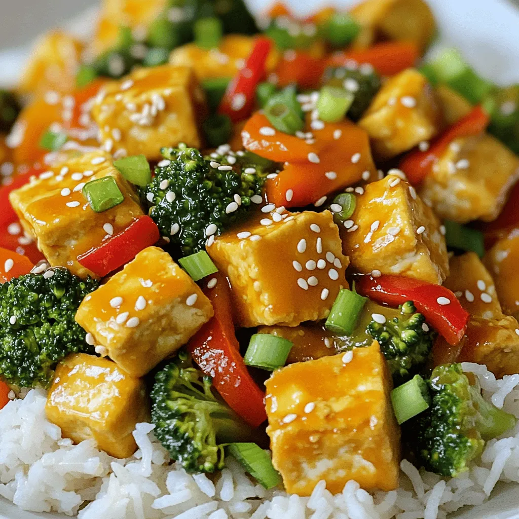 Orange Sesame Tofu Stir Fry Flavorful and Easy Recipe