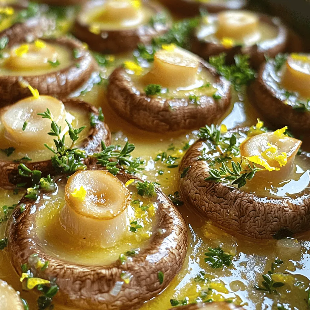 Herbed Garlic Butter Mushrooms Flavorful Side Dish