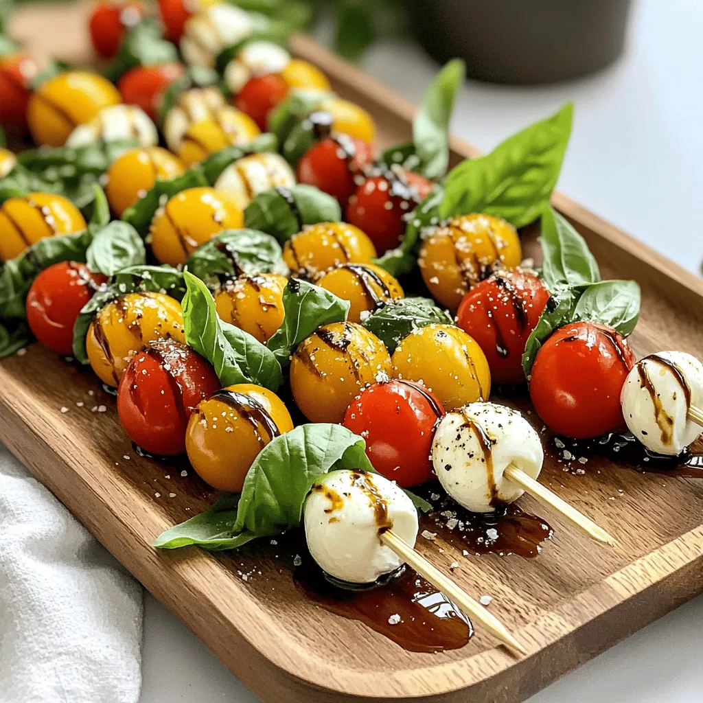 Caprese Skewers Fresh and Flavorful Party Bites