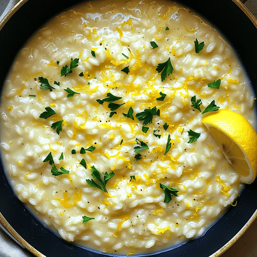 Creamy Lemon Parmesan Risotto Skillet Simple Delight
