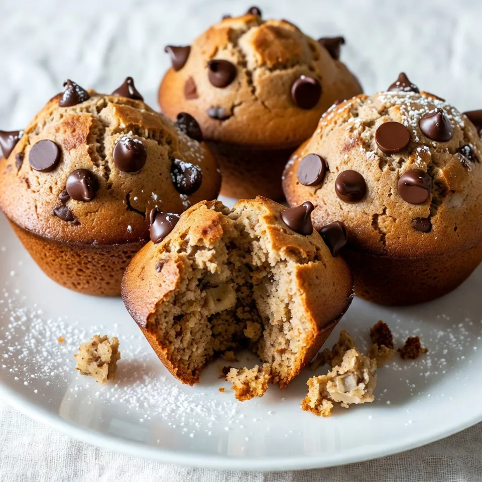 One-Bowl Banana Chocolate Chip Muffins Easy Recipe