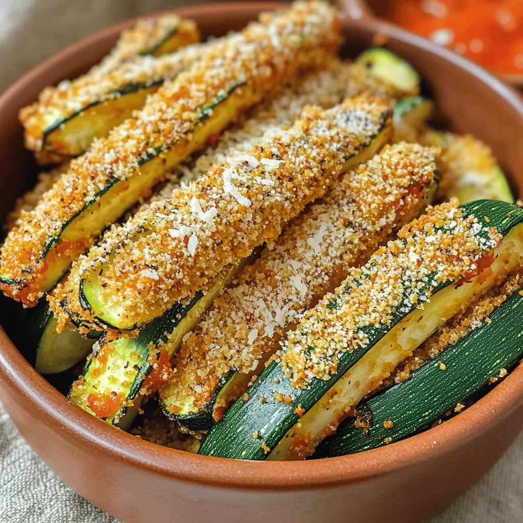Air Fryer Parmesan Zucchini Fries Crunchy and Tasty