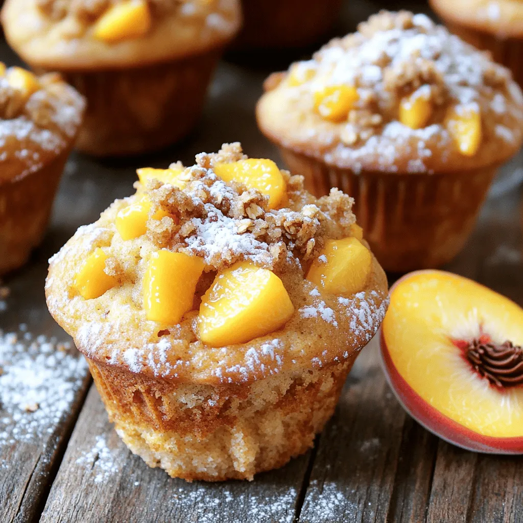 Classic Peach Streusel Muffins Delightful and Easy Recipe
