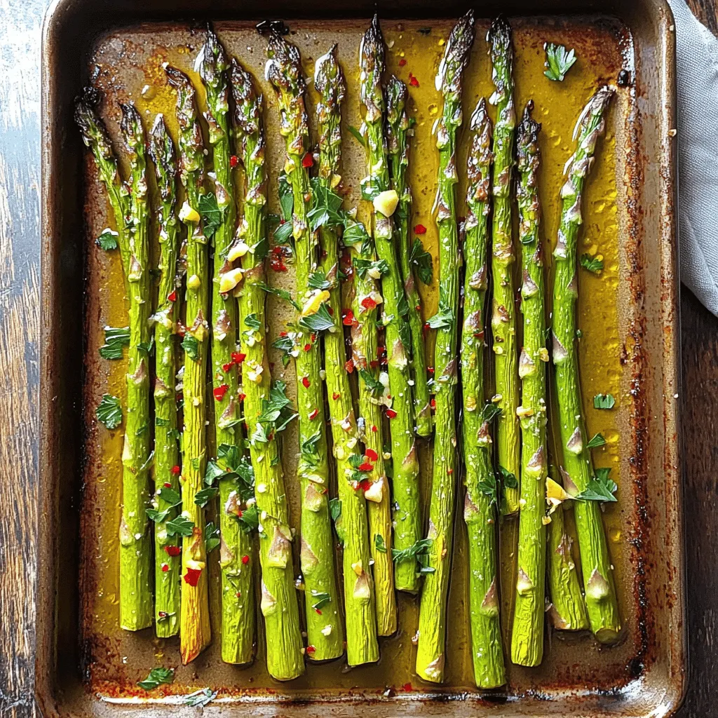 Lemon Garlic Roasted Asparagus Flavorful and Easy Dish