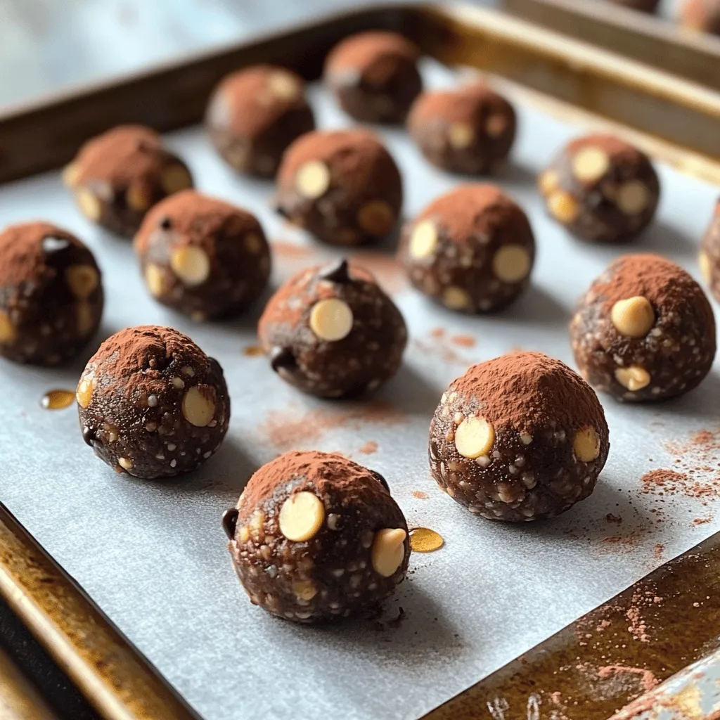 Chocolate Peanut Butter Energy Bites Powerful Snack