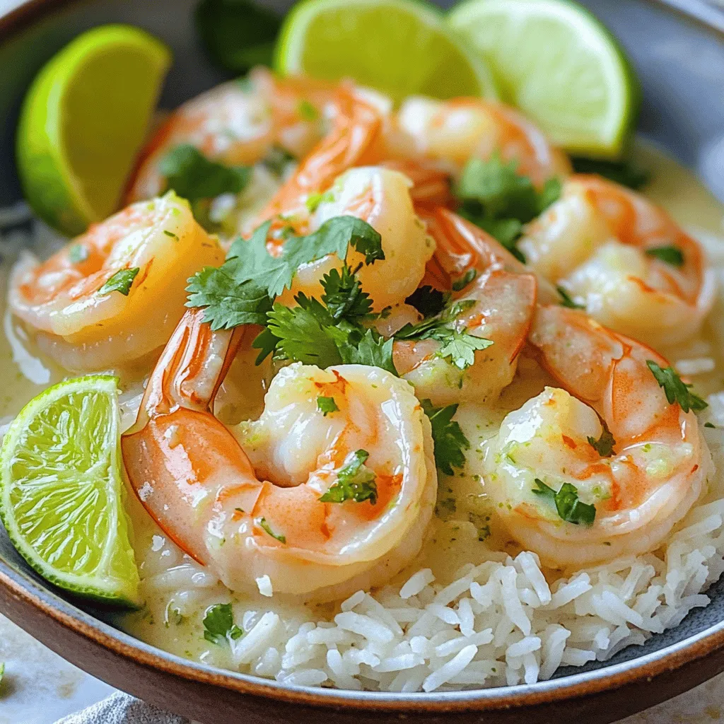 Coconut Lime Shrimp Tasty and Fresh Seafood Recipe