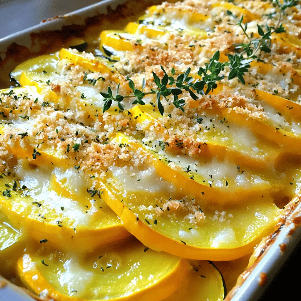 Savory Summer Squash Gratin Simple Comfort Food