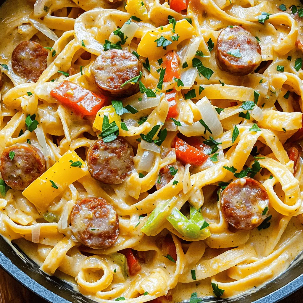 Creamy Cajun Pasta With Sausage Flavorful Dinner Idea